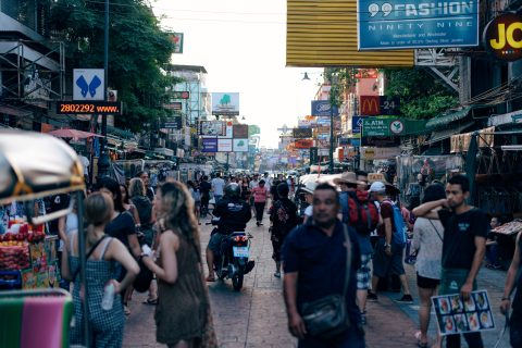 khao san road bangkok thailand sightseeing